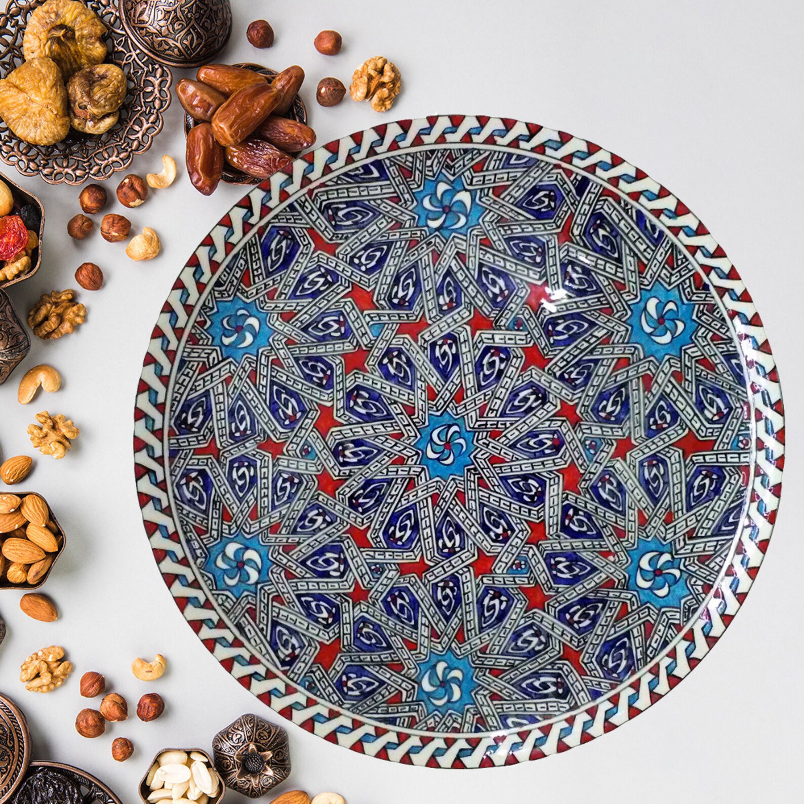 30 cm dinner plate made in Turkey ceramic plates for fine Etsy