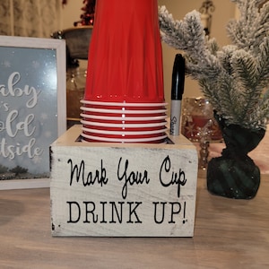 Porte-gobelet Solo avec trou pour marqueur, porte-gobelet en plastique