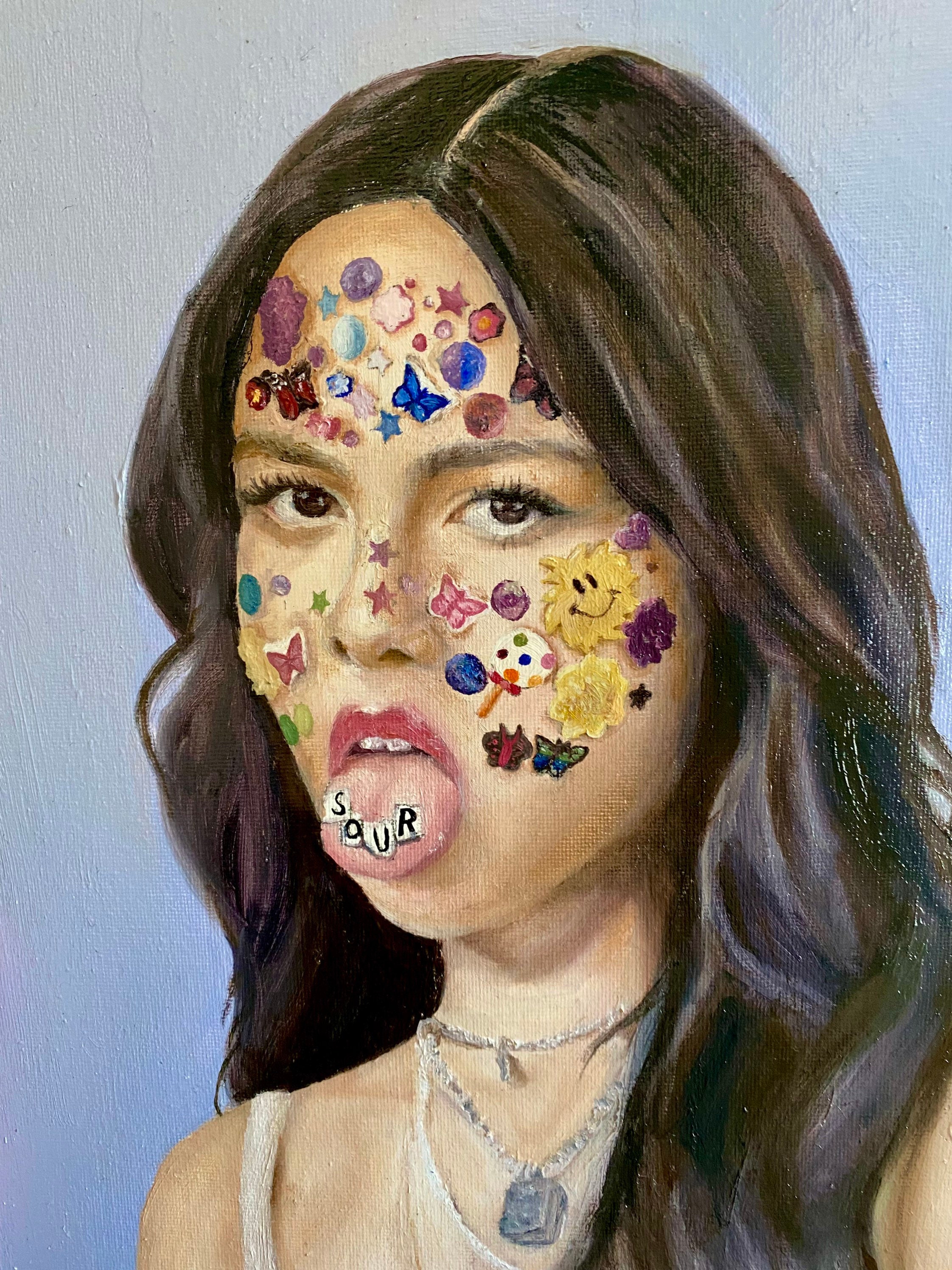 Olivia Rodrigo Sour Oil Painting | Etsy