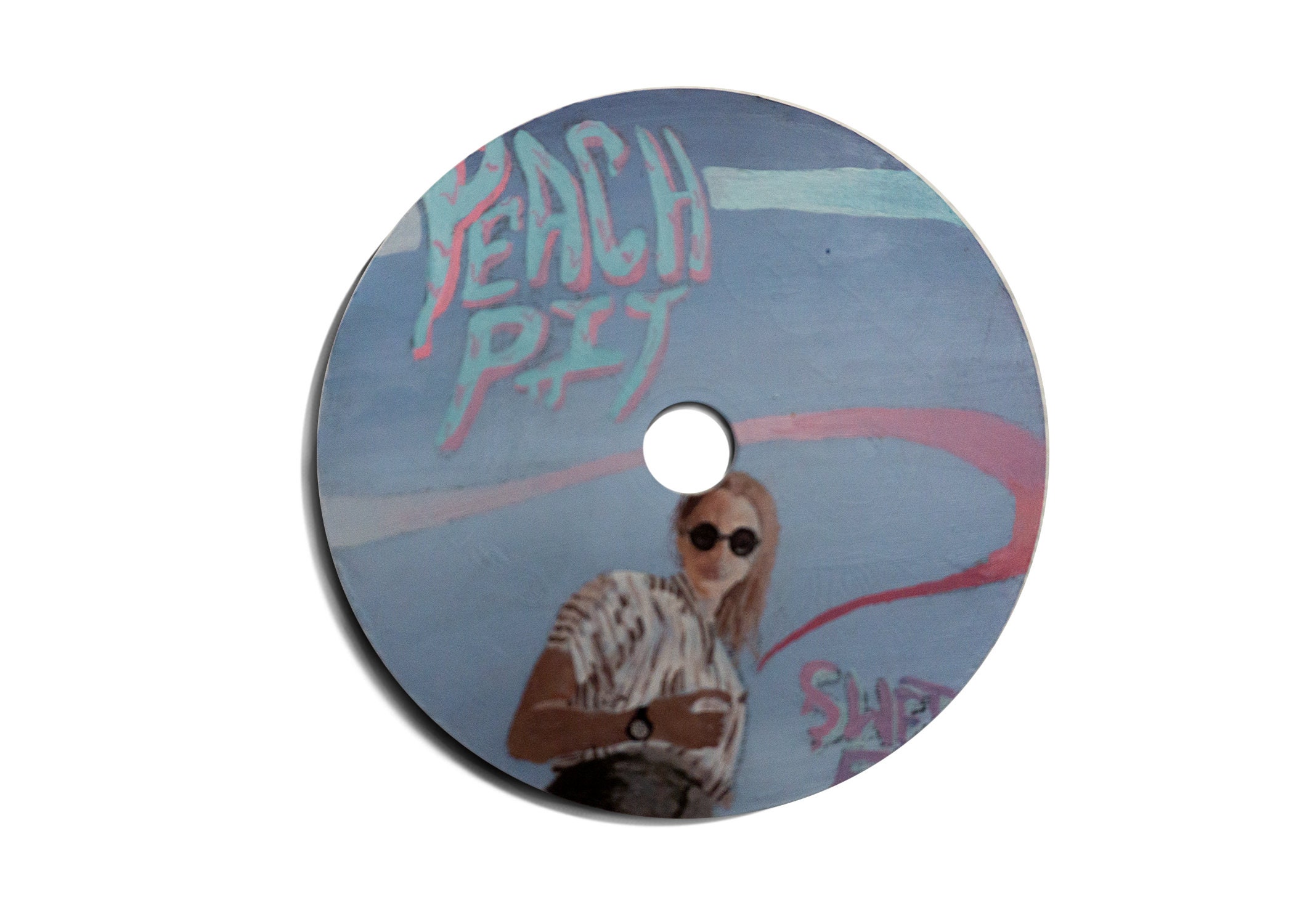 Peach Pit Sweet Fa Hand Painted Cd Etsy Peach Pit Sweet Fa Hand Painted Cd Etsy