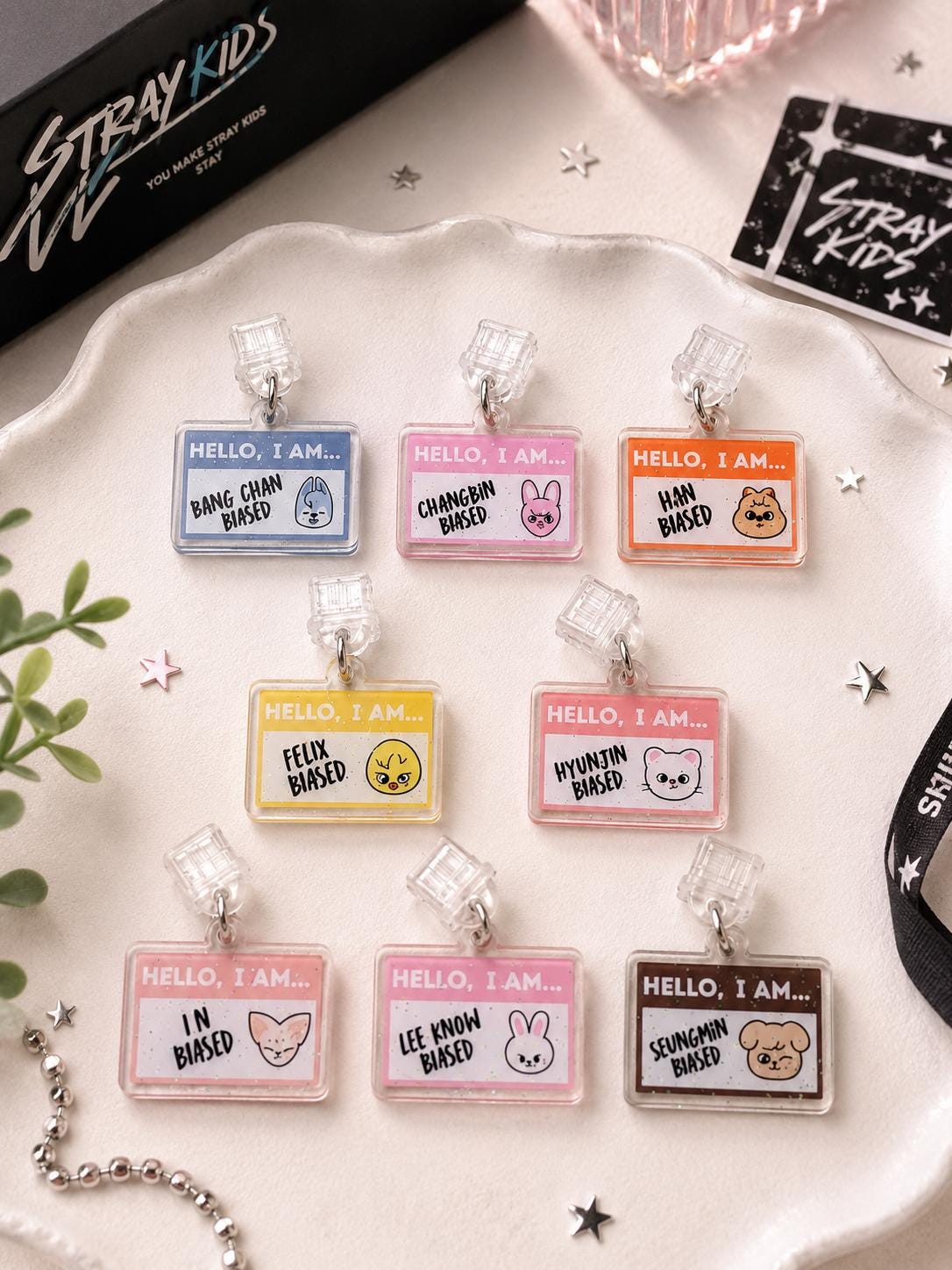 straykids バンチャン ネームタグ Stray Kids Name Tag - Etsy