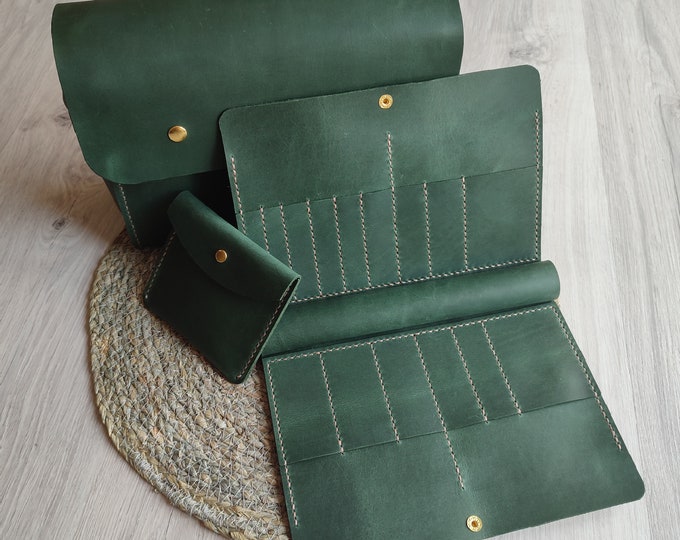 Shell Knitting Needle Bag, Circular Needle Case, Needle Organizer