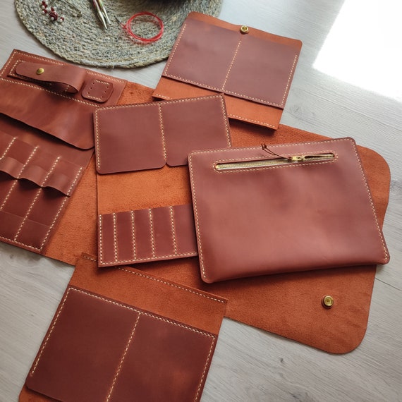Prima Trio - Case for interchangeable knitting needles and needles, A gift for a knitter for Christmas, Mother's Day or Birthday