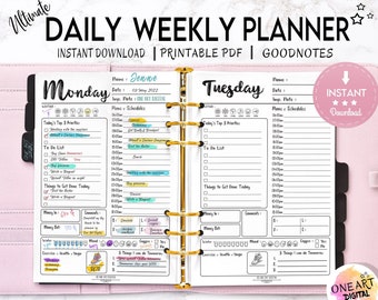 Daily Planner,  Minimalist Planner, Work Planner, Weekly Planner, Day Planner , Happy Planner, Digital Planner, GoodNotes 2026 IPAD Android