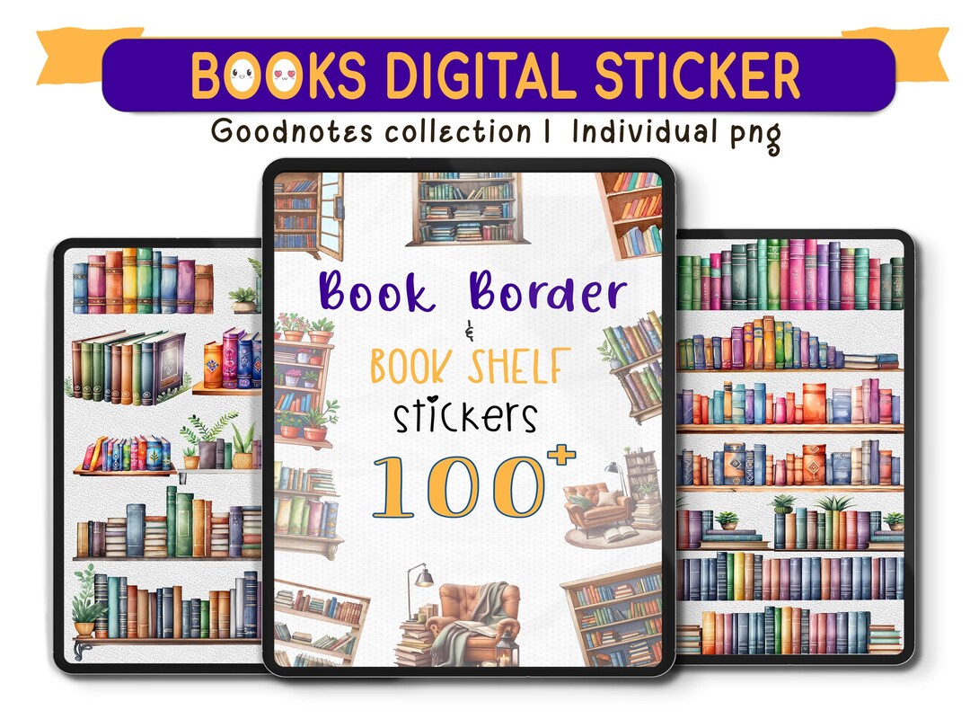 Book Lover Digital Stickers,book Quotes Goodnotes Stickers,digital ...