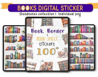 Book Lover Digital Stickers,Book Quotes Goodnotes Stickers,Digital Reading Journal Stickers,Reading Quotes PNG Stickers,Bookworm Stickerbook