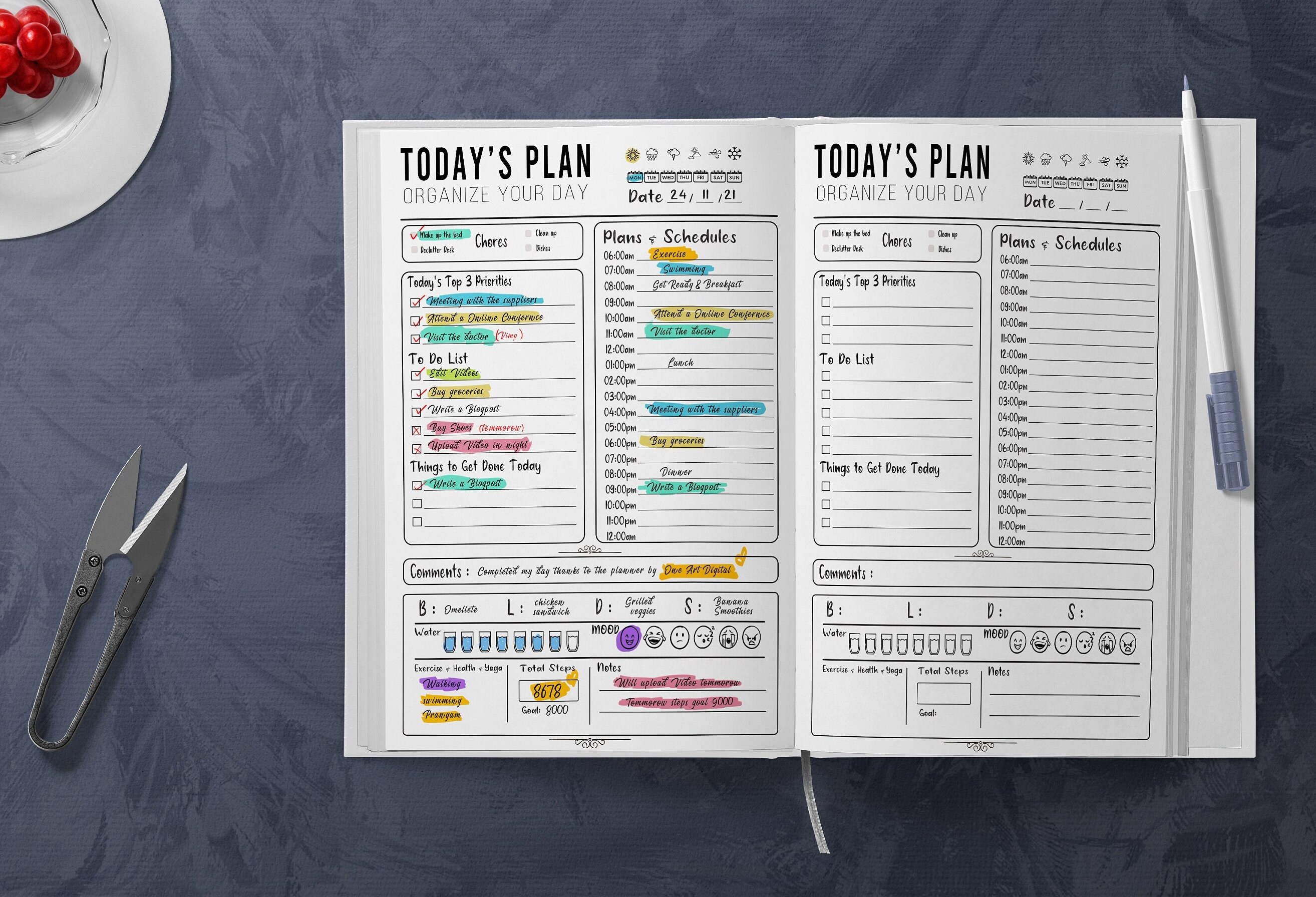 The Ultimate Daily Digital Planner Printable & Editable 2026 ...