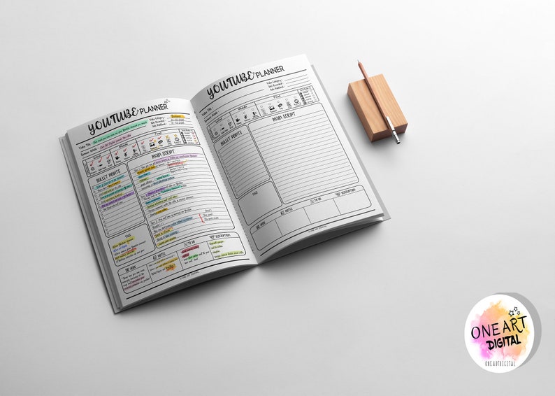 The Ultimate Digital Youtube Planner 2022 | Youtube Planner, iPad Planner, Goodnotes Planner, Video Planner , Digital Social Media Planner