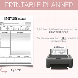 The Ultimate Digital Youtube Planner 2022 | Youtube Planner, iPad Planner, Goodnotes Planner, Video Planner , Digital Social Media Planner