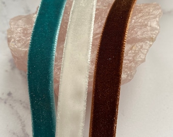 10mm Luxury Velvet Ribbon (0.5/ 1 / 2.5 / 5 / 10 metres)