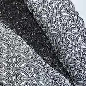 Japanese Designer Deadstock - Polyester Mesh - Black