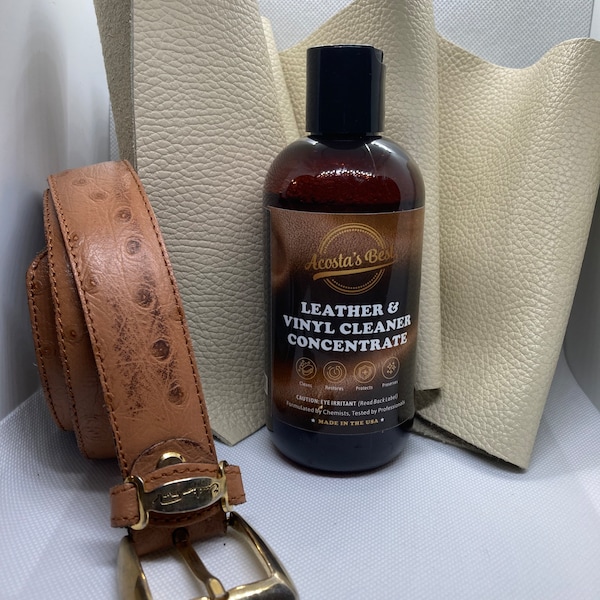 Acosta’s Best Leather and Vinyl Cleaner Concentrate 8 oz