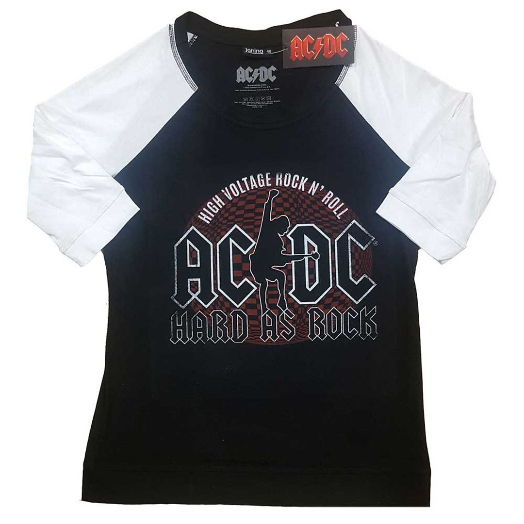 Camiseta AC/DC Ladies Raglan - Etsy España