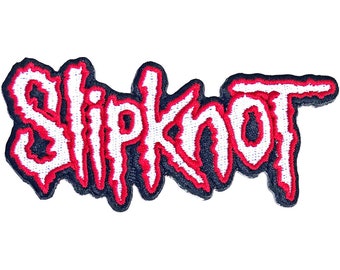 Slipknot red cut logo patch