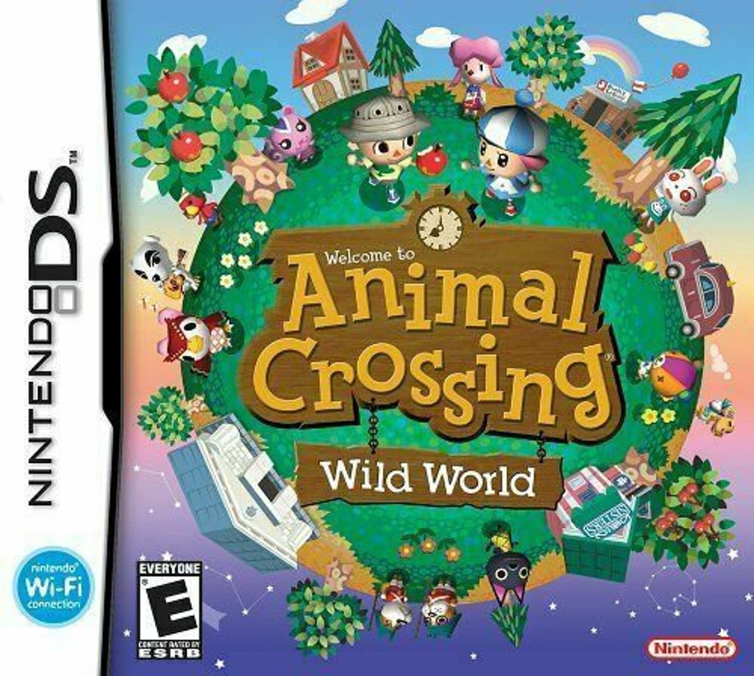 Animal Crossing Wild World Nintendo DS Club Nintendo Flyer / AD Point Card