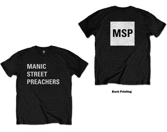 Manic Street Preachers Block Logo Unisex T-Shirt