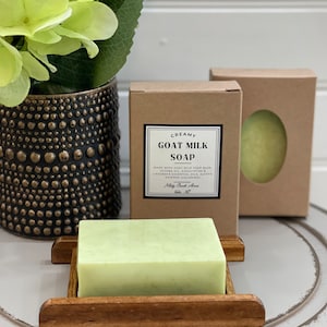 Handmade Eucalyptus Lavender Creamy Goat Milk Bar Soap Nourish Your Skin Naturally