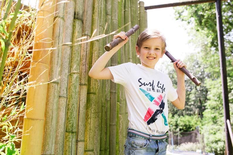 Kindergürtel ohne Schnalle Motiv Streifen Bild 5