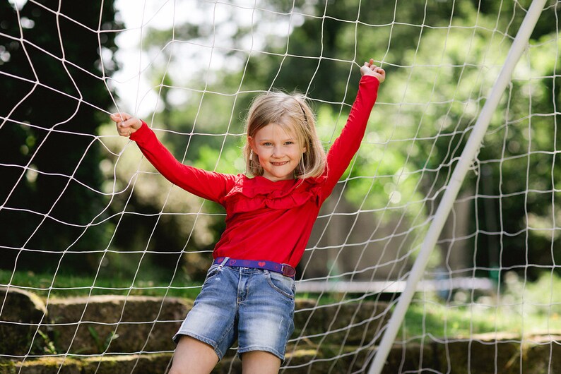 Kindergürtel ohne Schnalle Motiv Herzen Bild 7