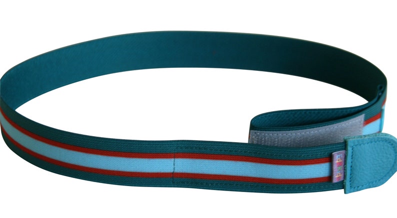 Children's belt without buckle motif stripes image 2