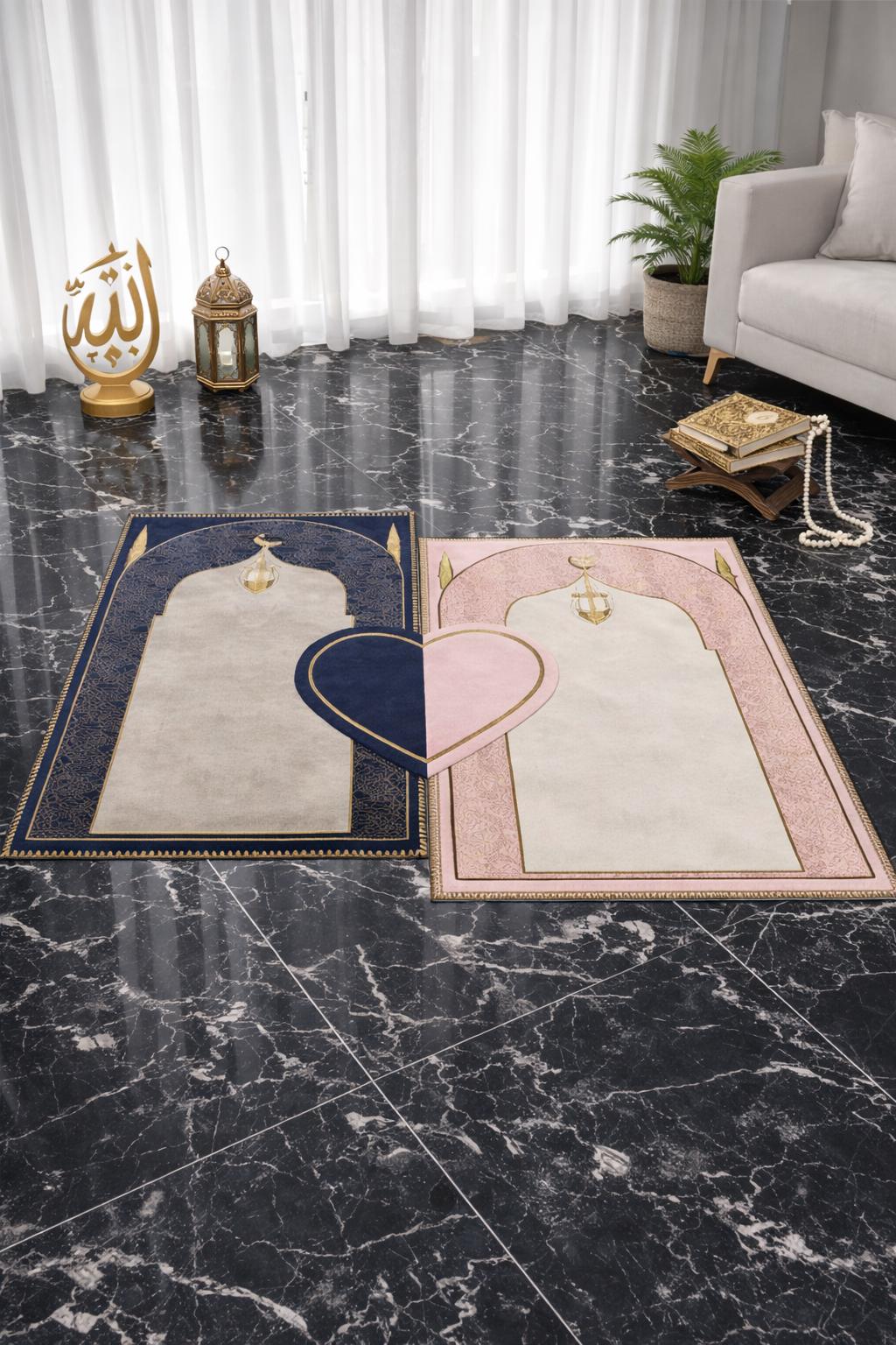 Tappetino da preghiera sottile e spesso imbottito soie set roll muslim regalo da
