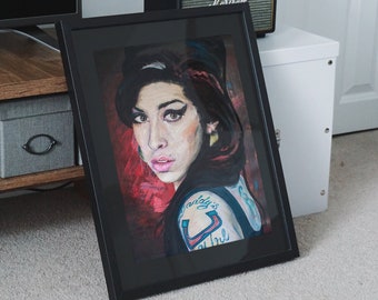 Amy Winehouse Wall Art Print Limitierte Auflage von 20 Stück