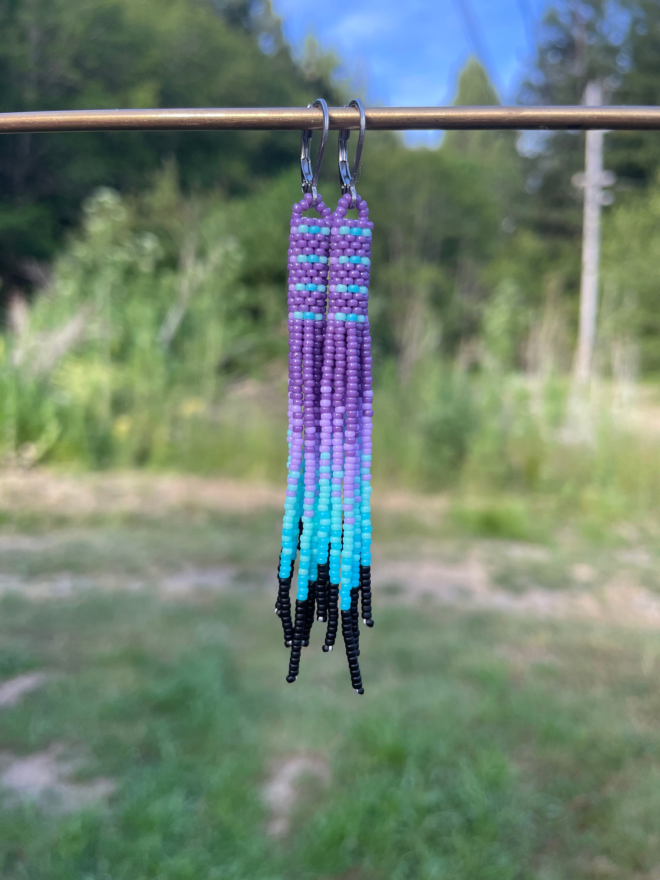 Oversized Fringe Tassel Earrings