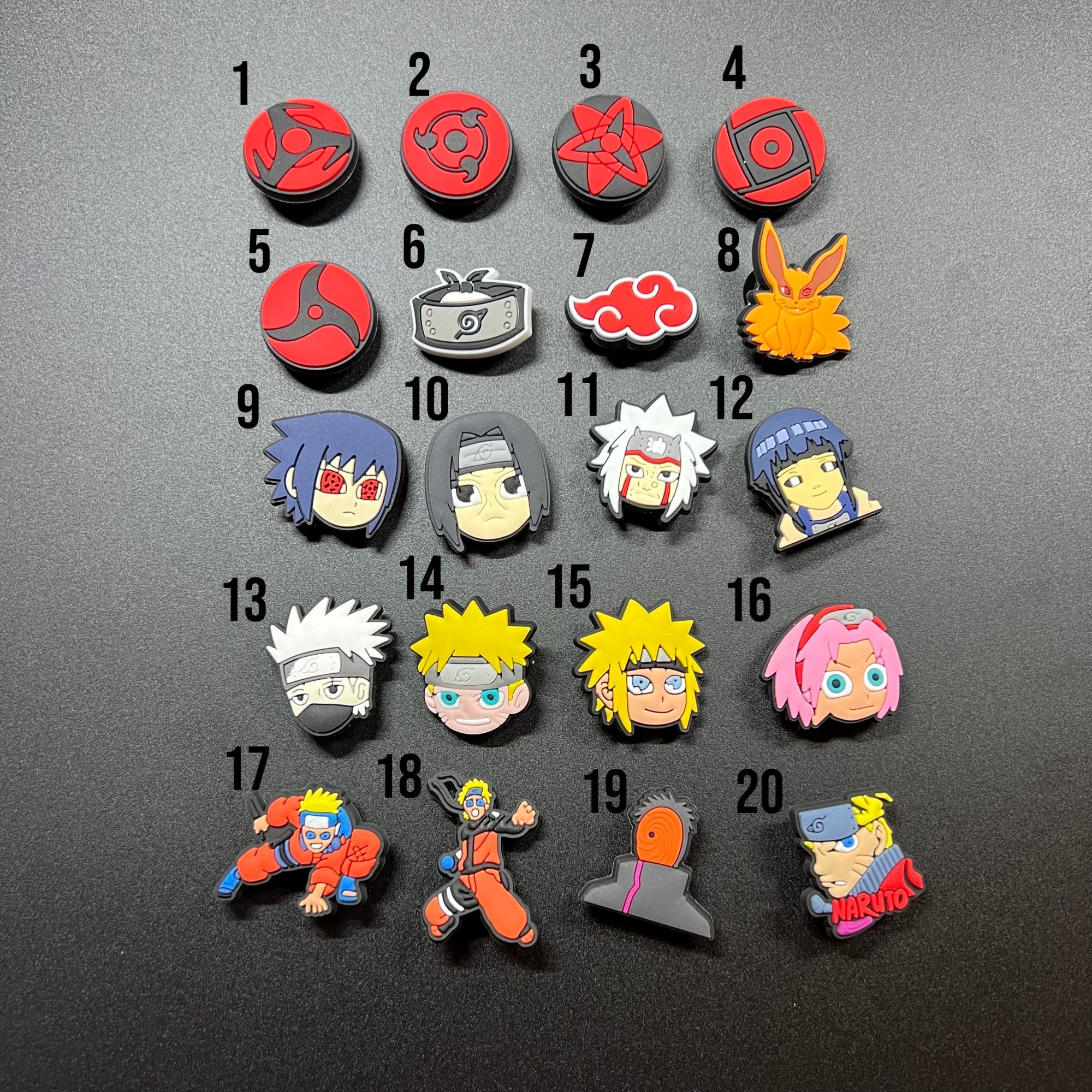 14 Pcs Cartoon Charms Sets, Anime Charms for Crocs, DBZ, Sets of Croc  Buttons 