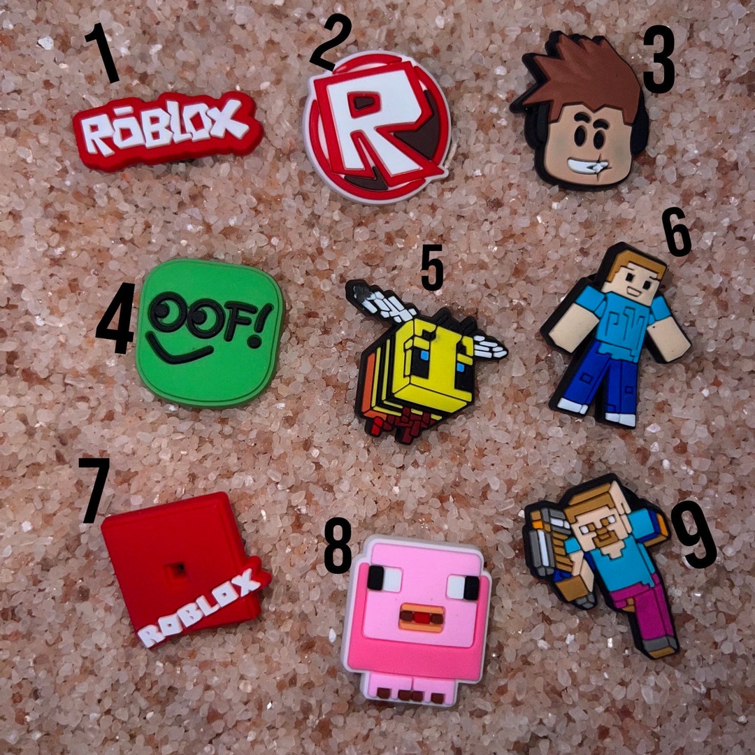 Roblox Minecraft Croc Charms - Etsy