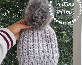 Beginner Knitting Pattern | Raleigh Beanie