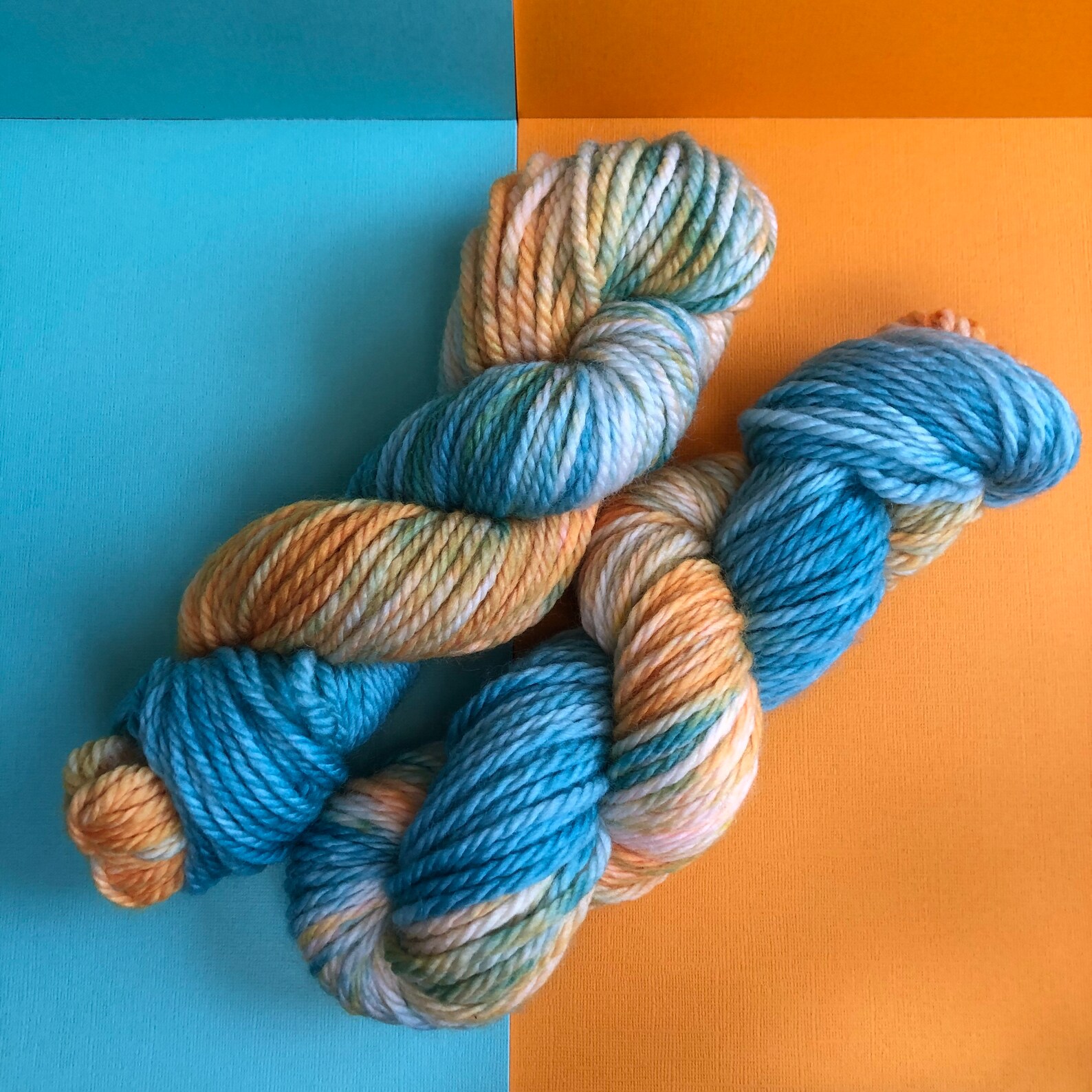 16 Ply Yarn Australian Superwash Wool Hand Dyed Yarn Etsy