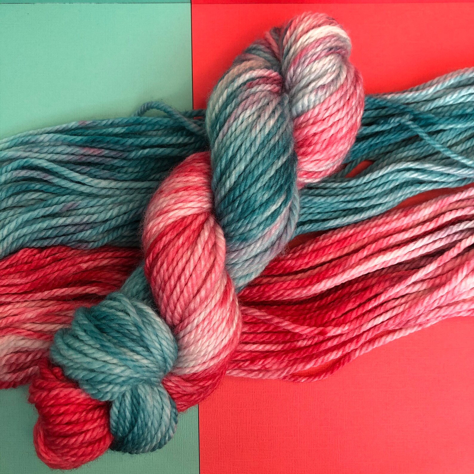 16 Ply Yarn Australian Superwash Wool Hand Dyed Yarn Etsy