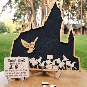 Gothic Castle Wedding Guest Book Alternative: Unique Sign In