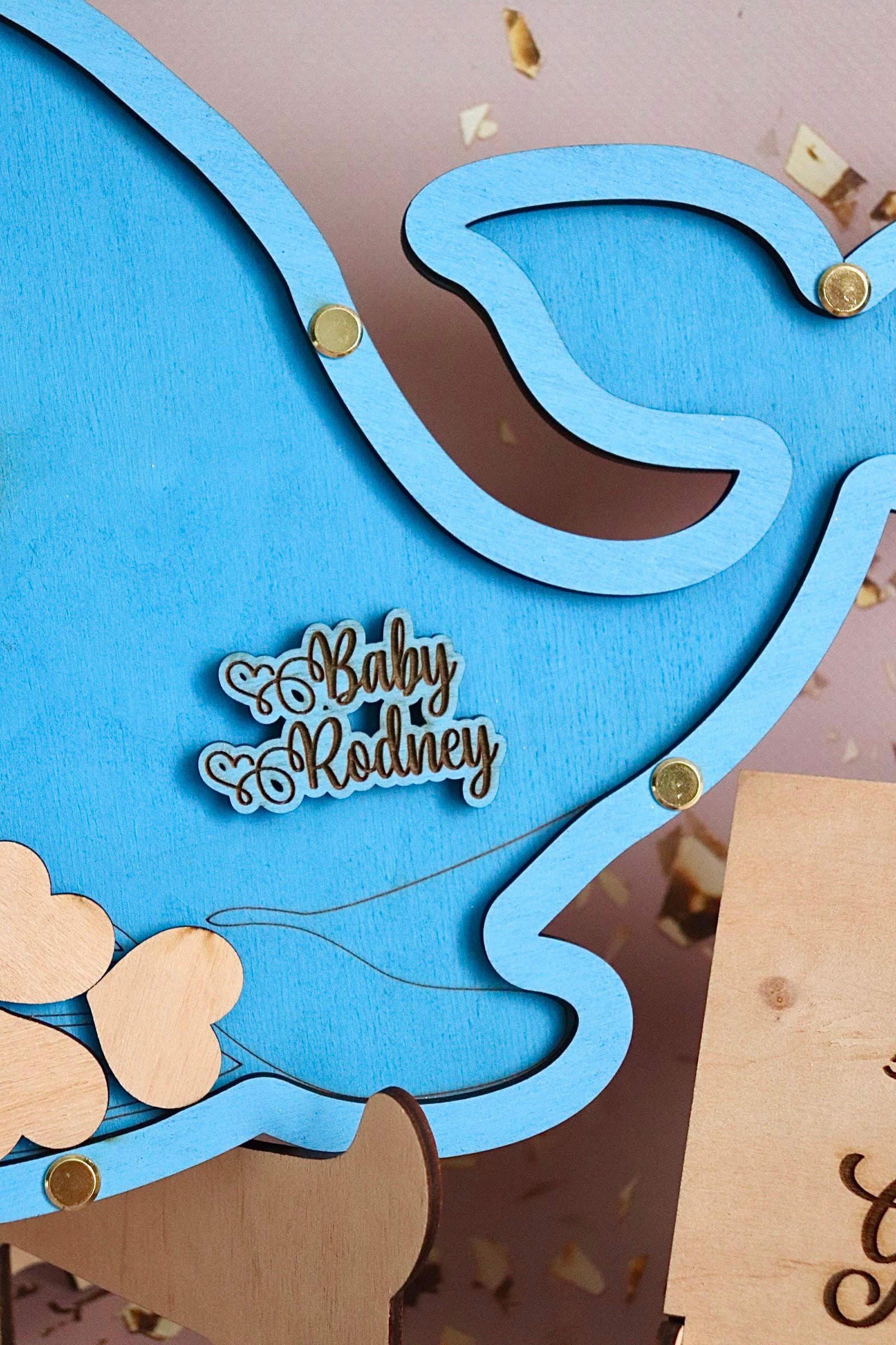 Baby Whale Guest Book First Birthday Gift Baby Shower Guest - Etsy