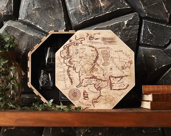 Whisky-Geschenkset Gravierte Dekanterbox