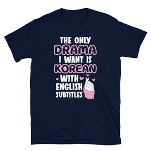K-Drama Korean mit englischen Zwischentiteln Drama Oppa Finger T-Shirt