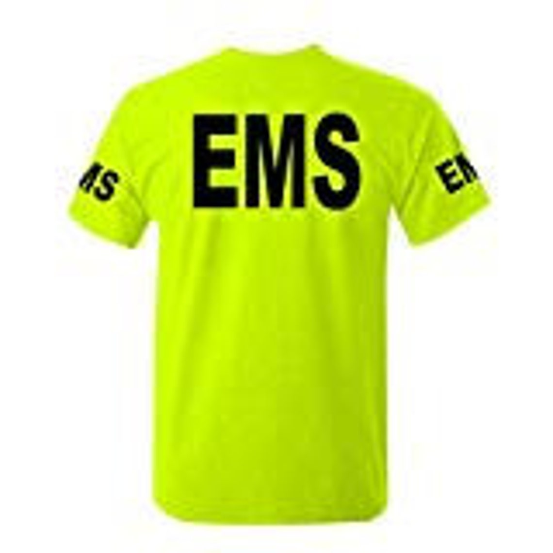 EMS Emergency Medical Service High Visibility Tee t shirt Etsy