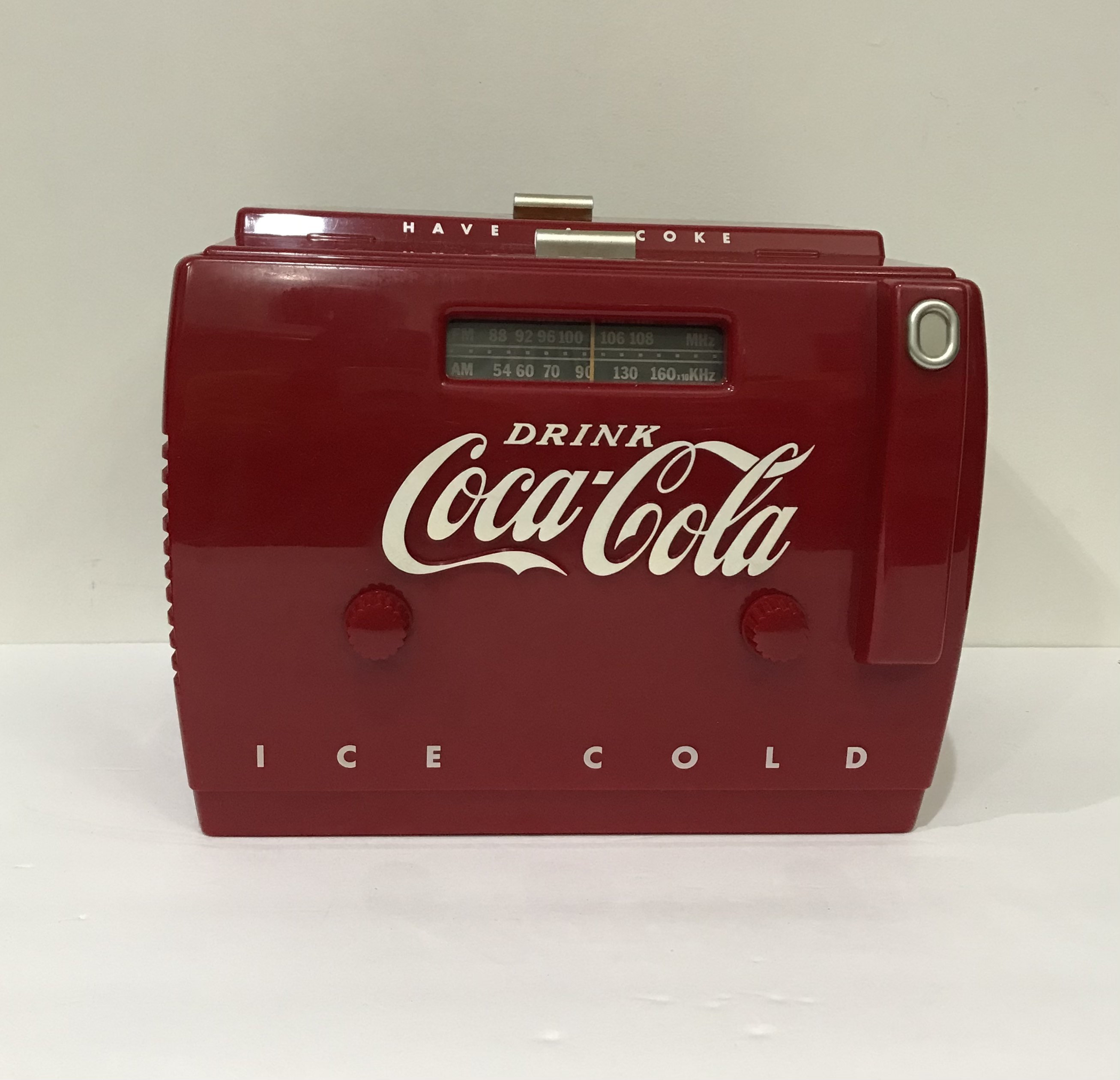 Vintage Otr 1949 Coca Cola Cooler Radio Am Fm Cassette Player Etsy
