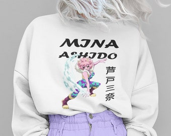 Sudadera con capucha para mujer YeeATZ My Hero Academia Boku No Hero Pinky Ashido Mina