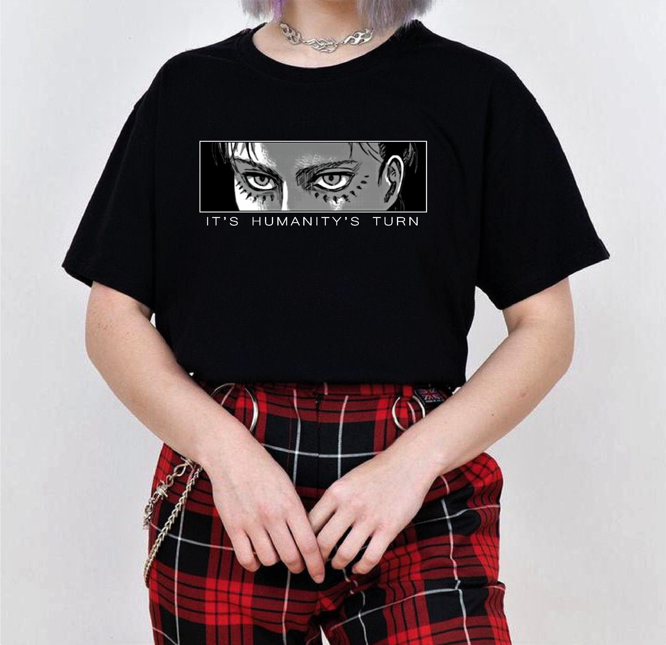 Shingeki no Kyojin Attack on Titan Anime Manga T-Shirt Shirt Kostüme Baumwolle 