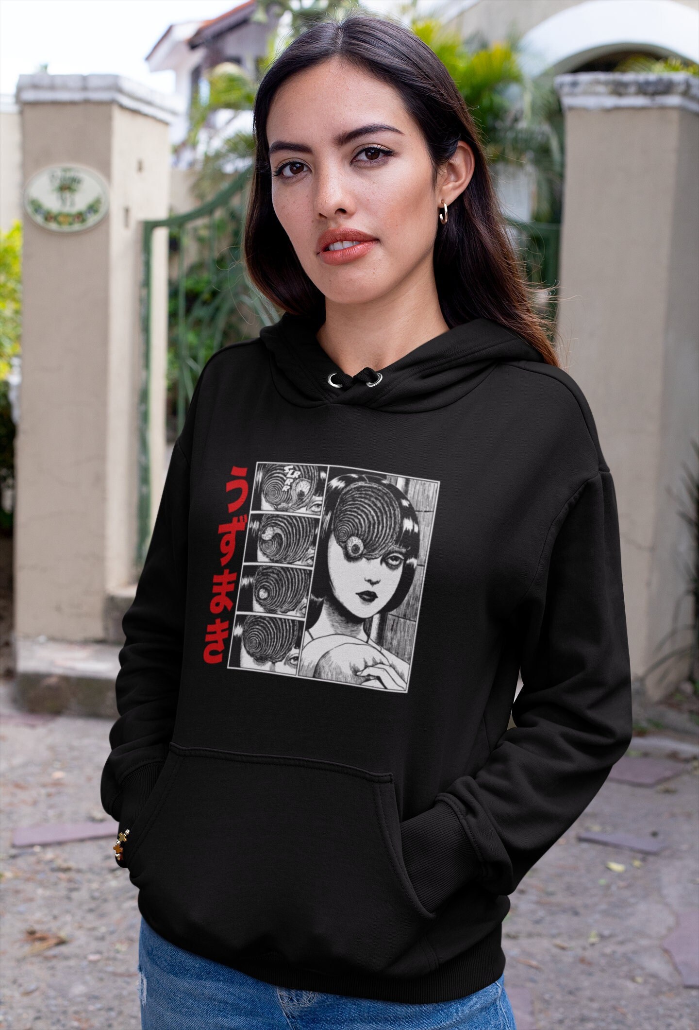 junji ito manga hoodie