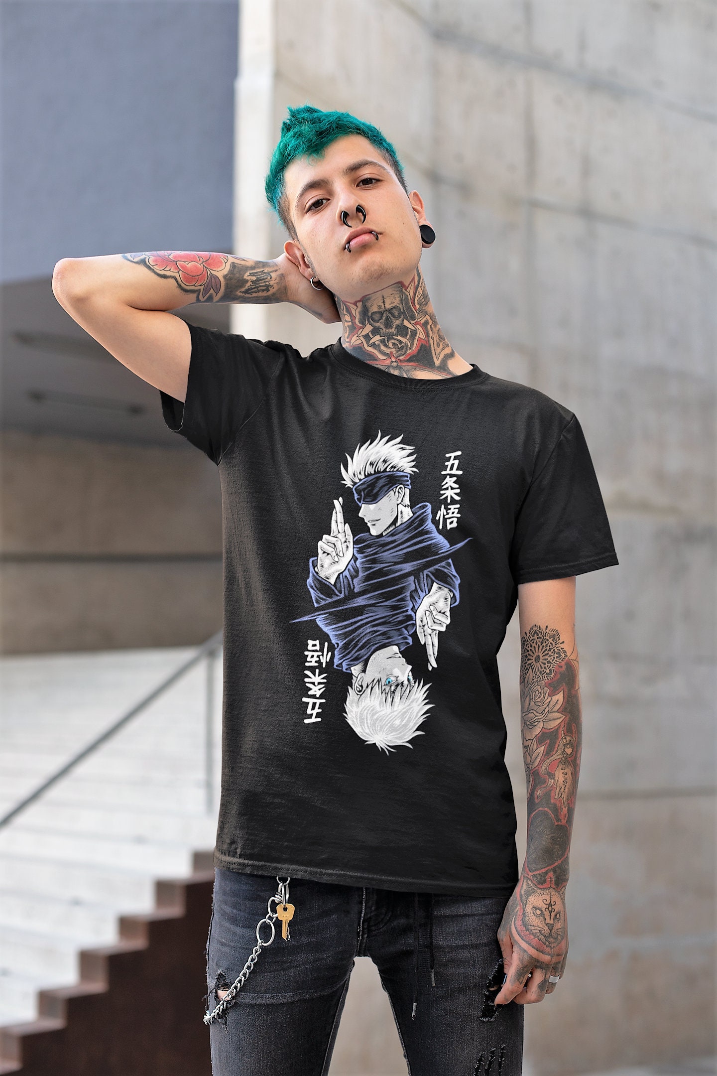 Unisex, Gojo Satoru Shirt - Jujutsu Kaisen, Jujutsu kaisen gojo, gojo satoru, anime shirt, anime clothing, gojo shirt, satoru shirt, jujutsu