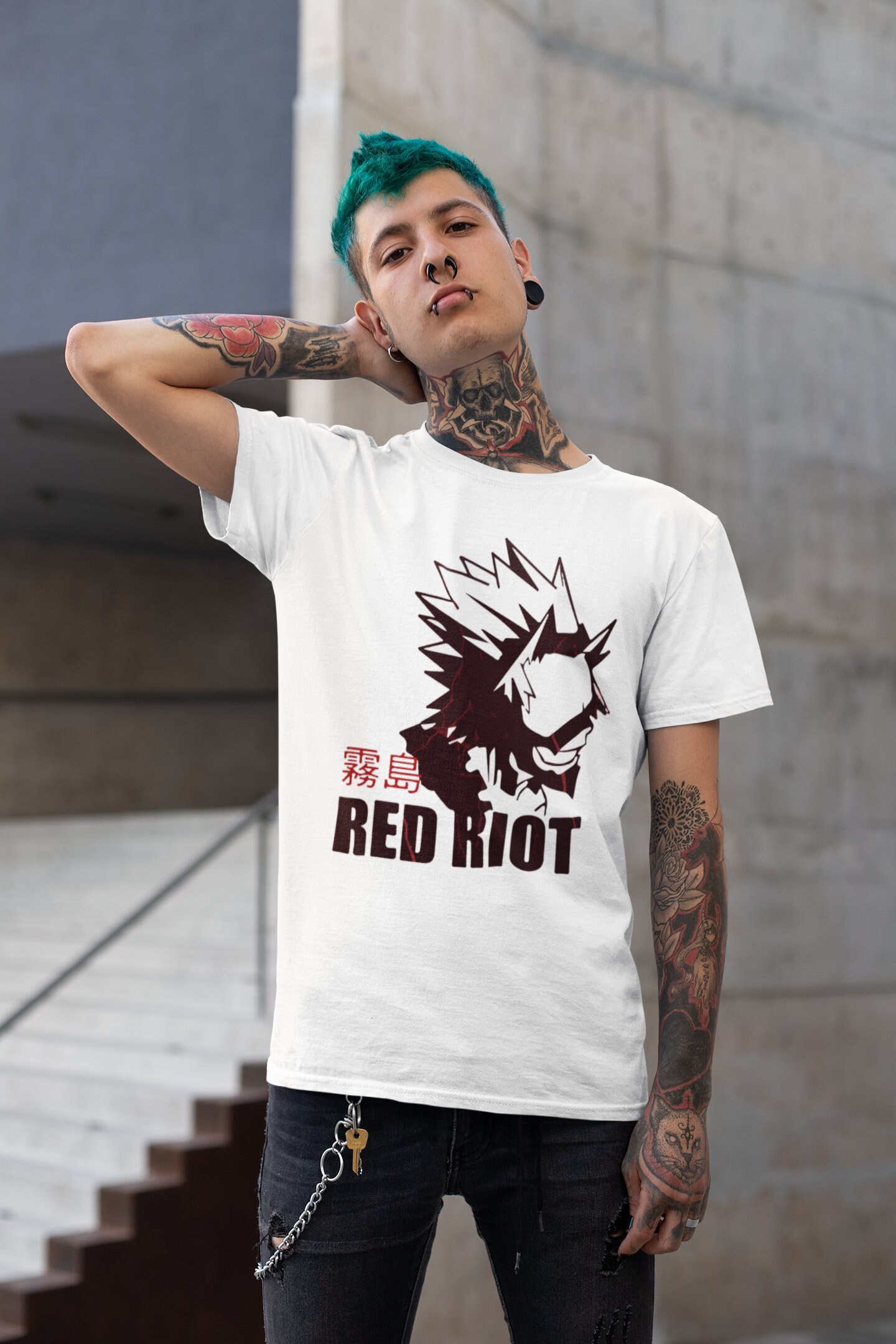 Unisex Eijiro Kirishima Red Riot Shirt 