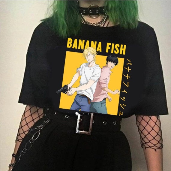 Eiji Okumura,Ash Lynx,anime shirt,anime t shirt,lynx Shirt Banana Fish Anime Shirt
