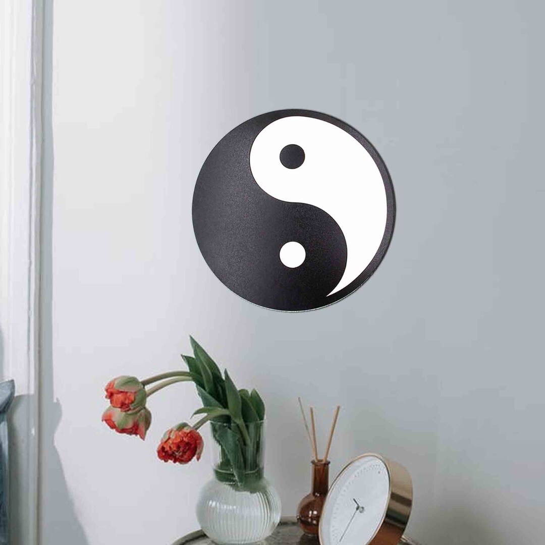 Yin Yang Wood Wall Decor, Yin Yang, Yin Yang Wall Decor, Yin Yang ...