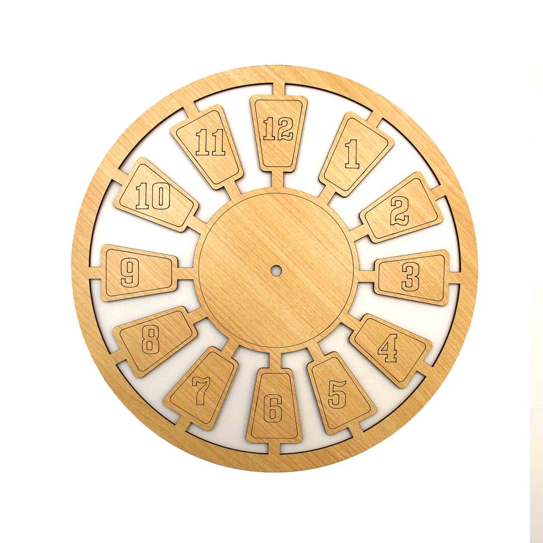Wooden Clock Blank,blank Clock Face, Unfinished Clock Face, Clock Face ...