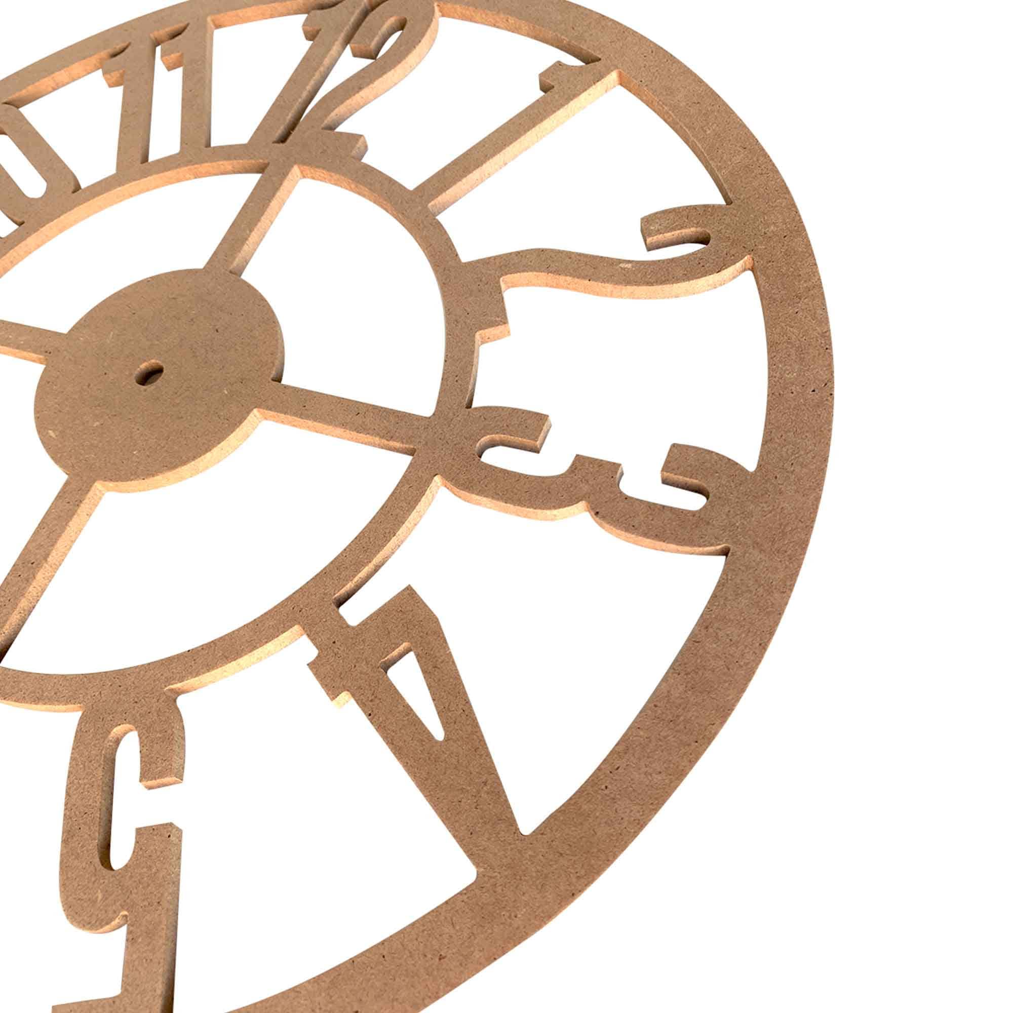 Wooden Clock Blankblank Clock Face Unfinished Raw Clock | Etsy