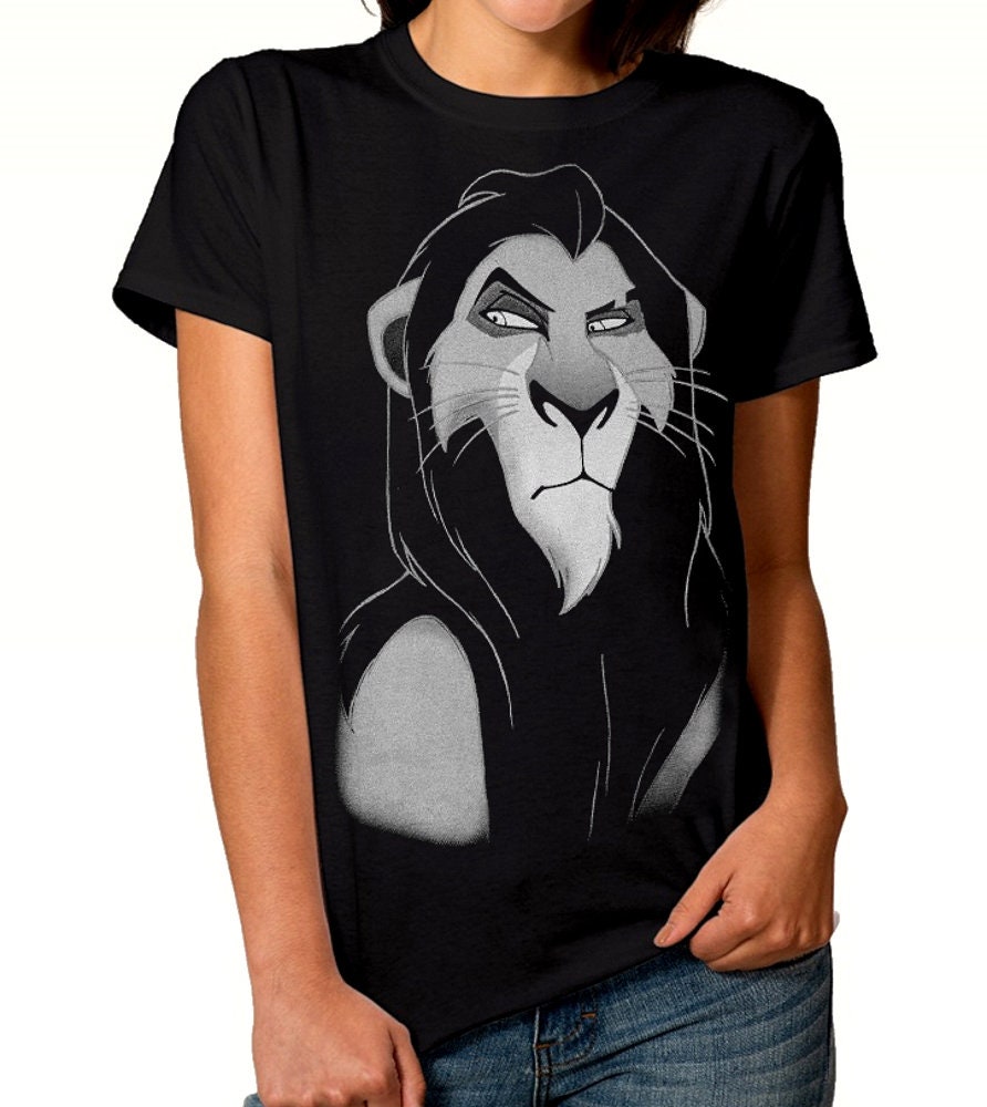 Scar The Lion King Zwart T-Shirt Disney 