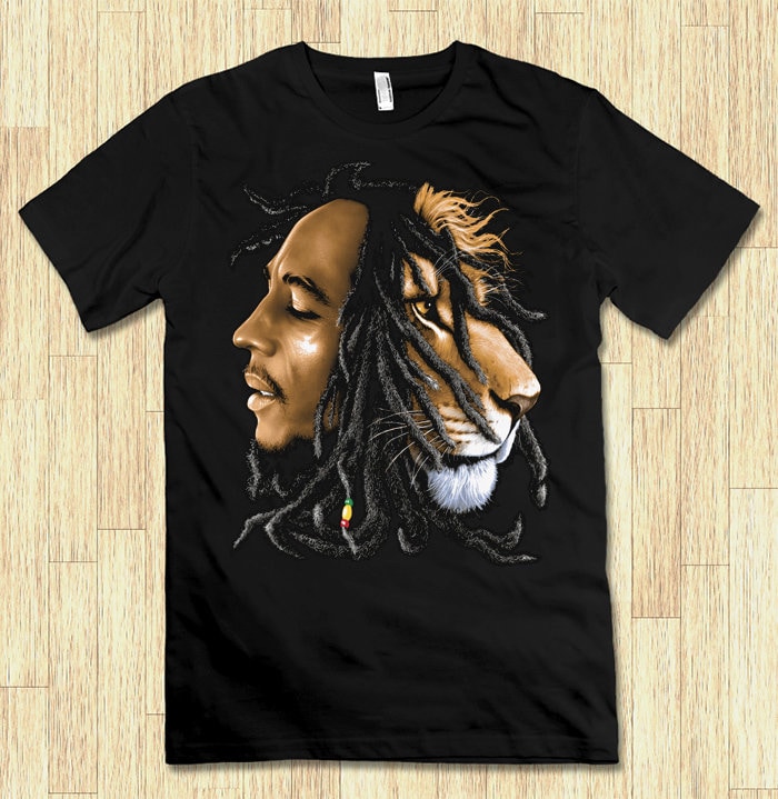 Discover Bob Marley The Lion T-Shirt