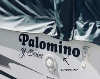 2010 Vintage Palomino Yearling 4013 RV Camper Decals (Set Of 2) New
